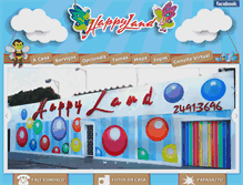 Tablet Screenshot of happyland.com.br