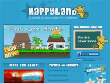 Tablet Screenshot of happyland.com.au